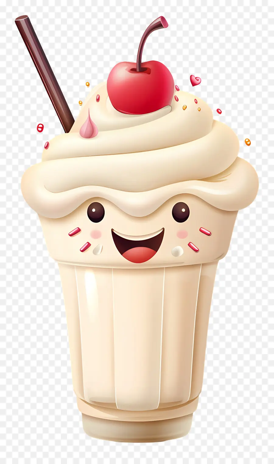 Dessert De Dessin Animé 3d，Milk Shake PNG