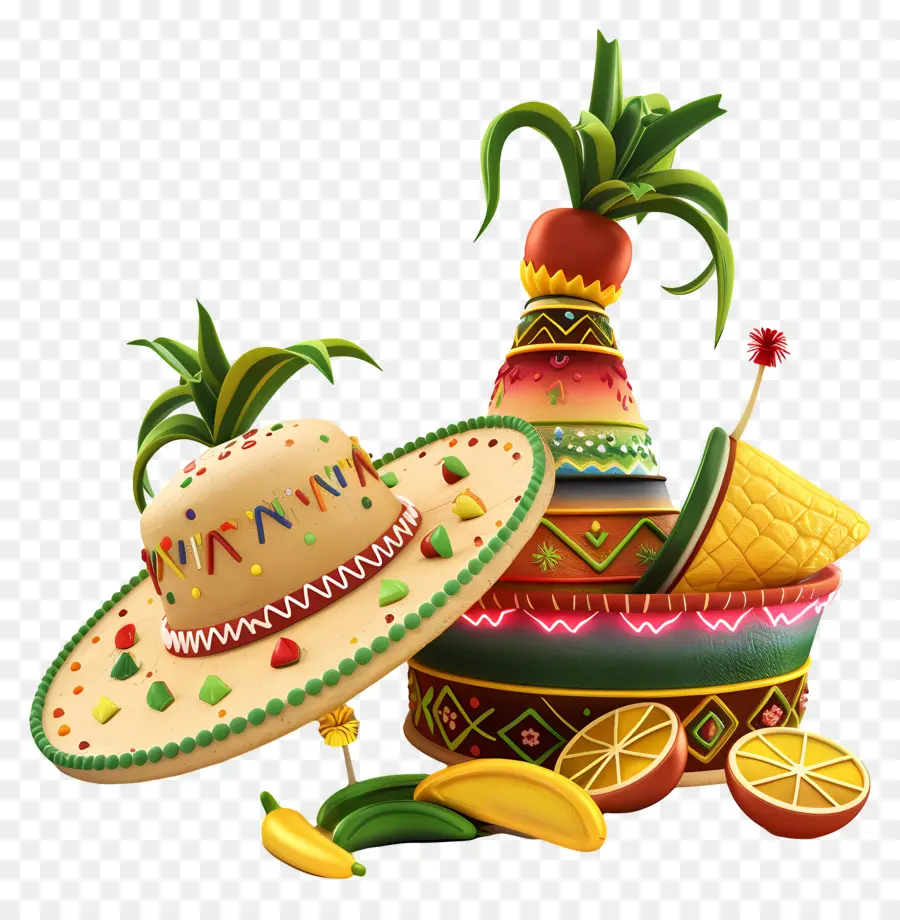 Cinco De Mayo，La Fiesta Mexicaine PNG