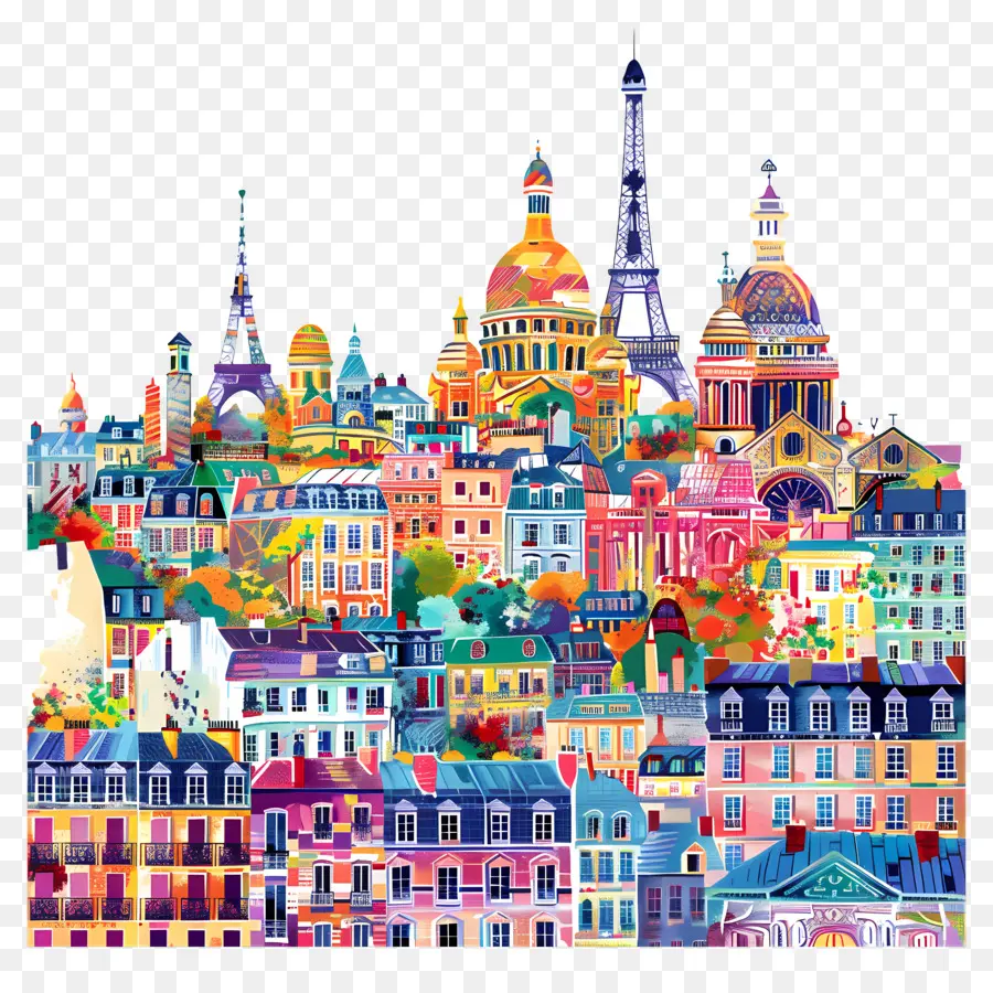 Paris，Paysage Urbain PNG