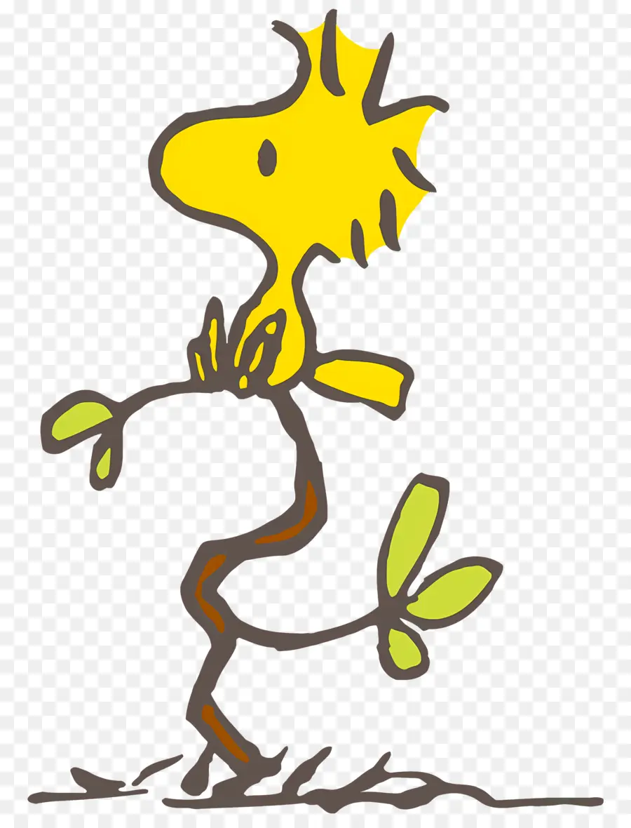 Snoopy，Oiseau Jaune PNG