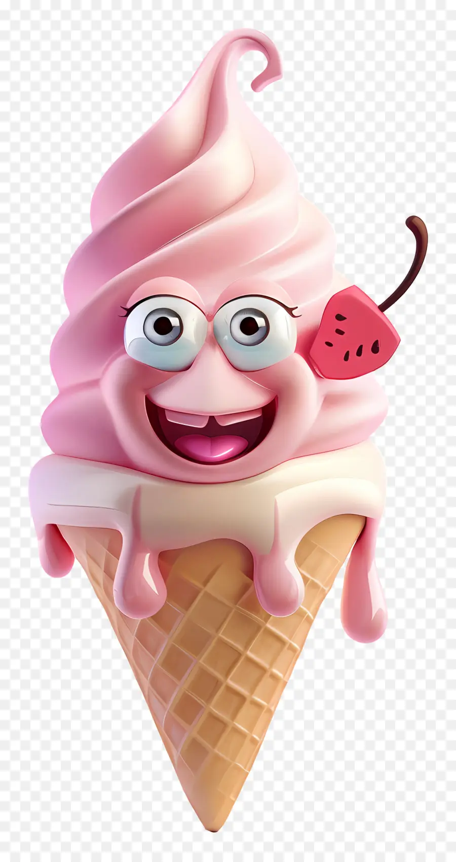 Dessert De Dessin Animé 3d，Glace PNG