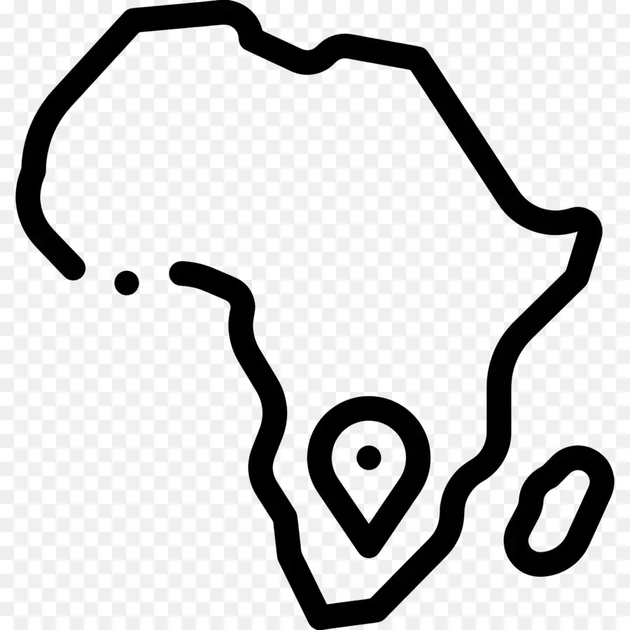 Afrique Carte，Design D'intérieur Minimaliste PNG