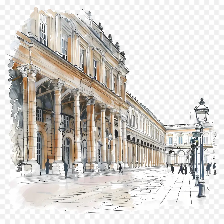 Palais Royal，Bâtiment Historique PNG