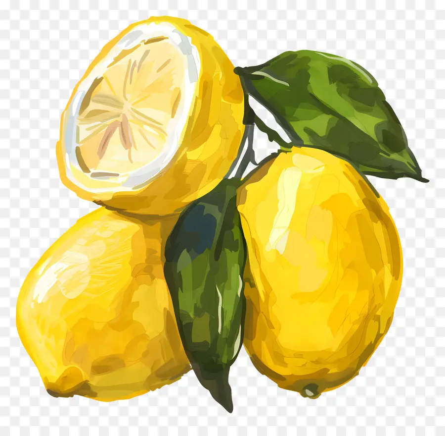 Citrons，Jaune PNG