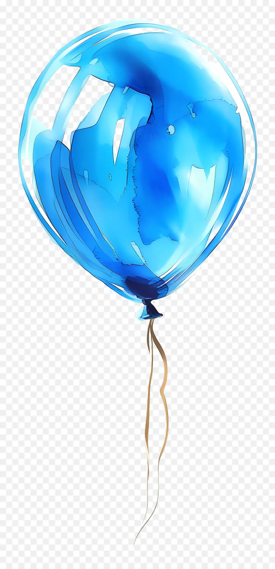 Bleu Ballon，La Conception Complexe PNG