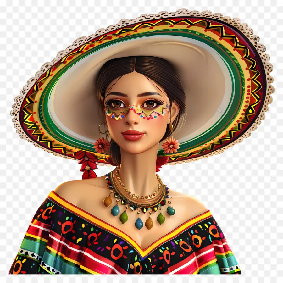 Cinco De Mayo，Mexicaine Robe PNG