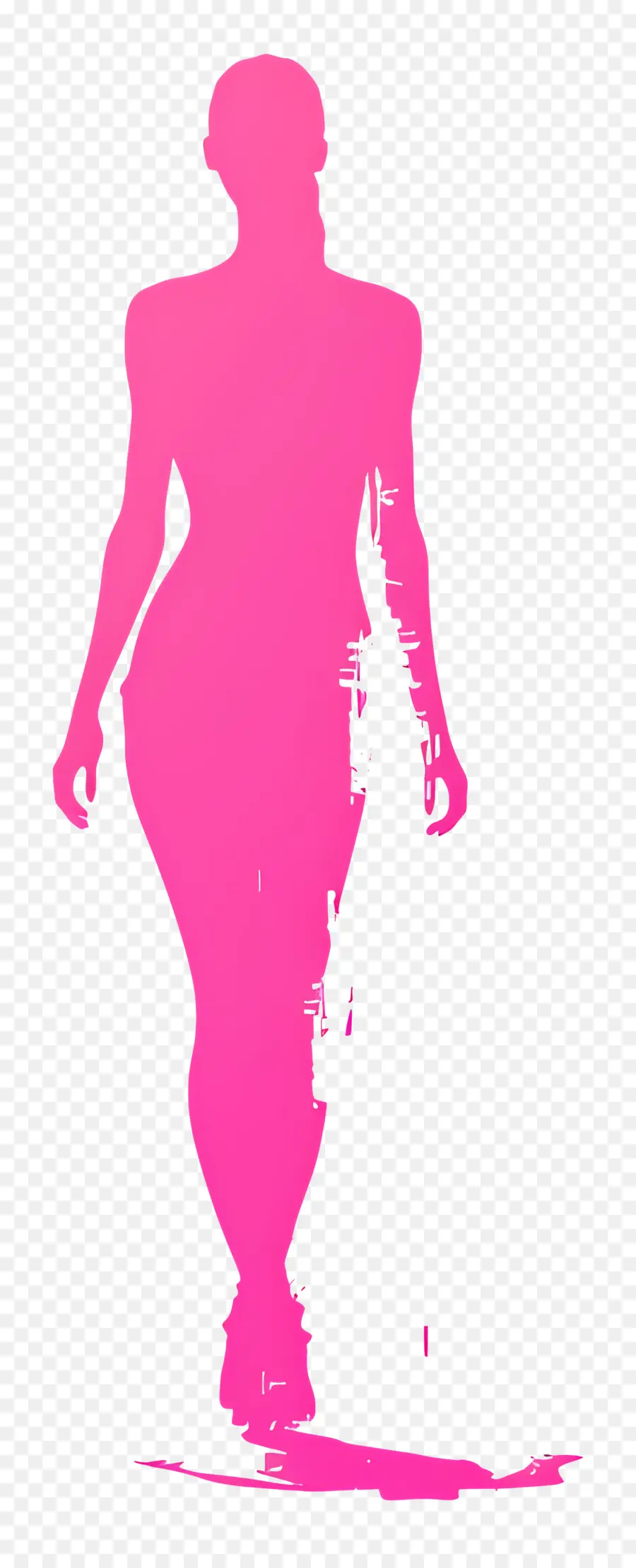 Silhouette De Barbie，Femme Silhouette PNG