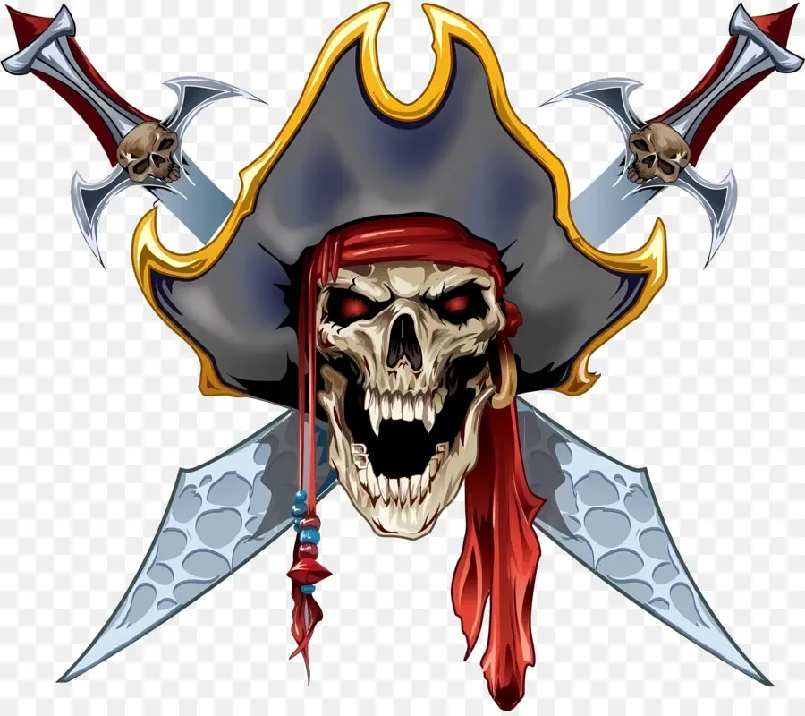 Pirate，Crâne De Pirate PNG