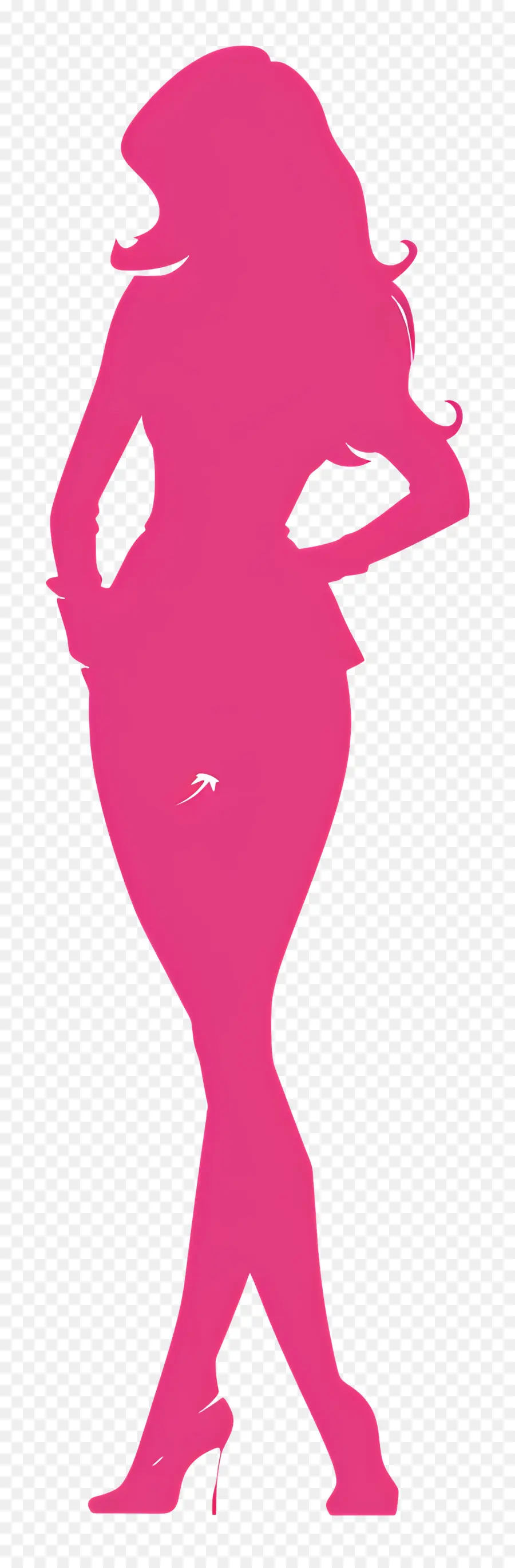 Silhouette De Barbie，Femme PNG