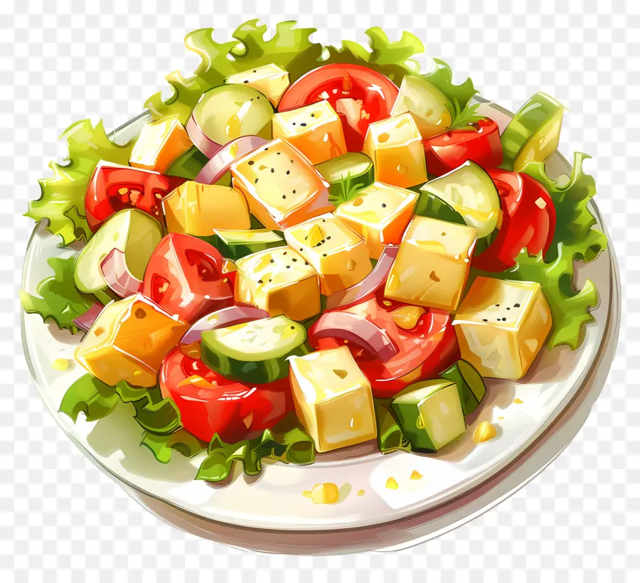 Salade De Fromage，Salade PNG