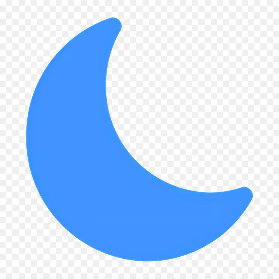 Croissant，Lune Bleue PNG