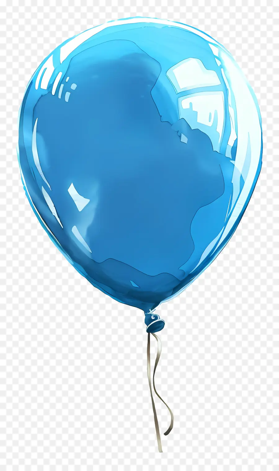 Bleu Ballon，Flottant PNG