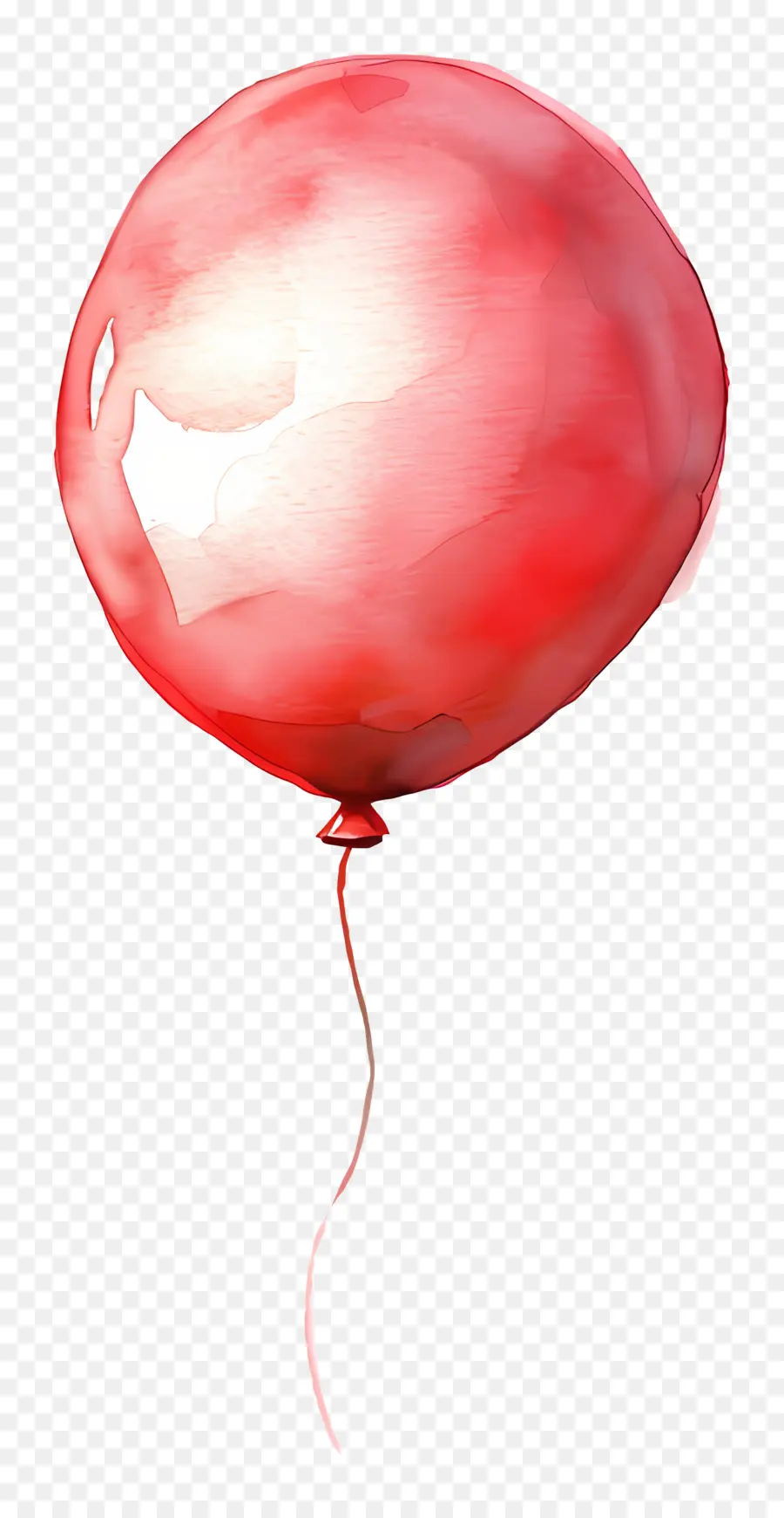 Seul Ballon，Ballon Rouge PNG