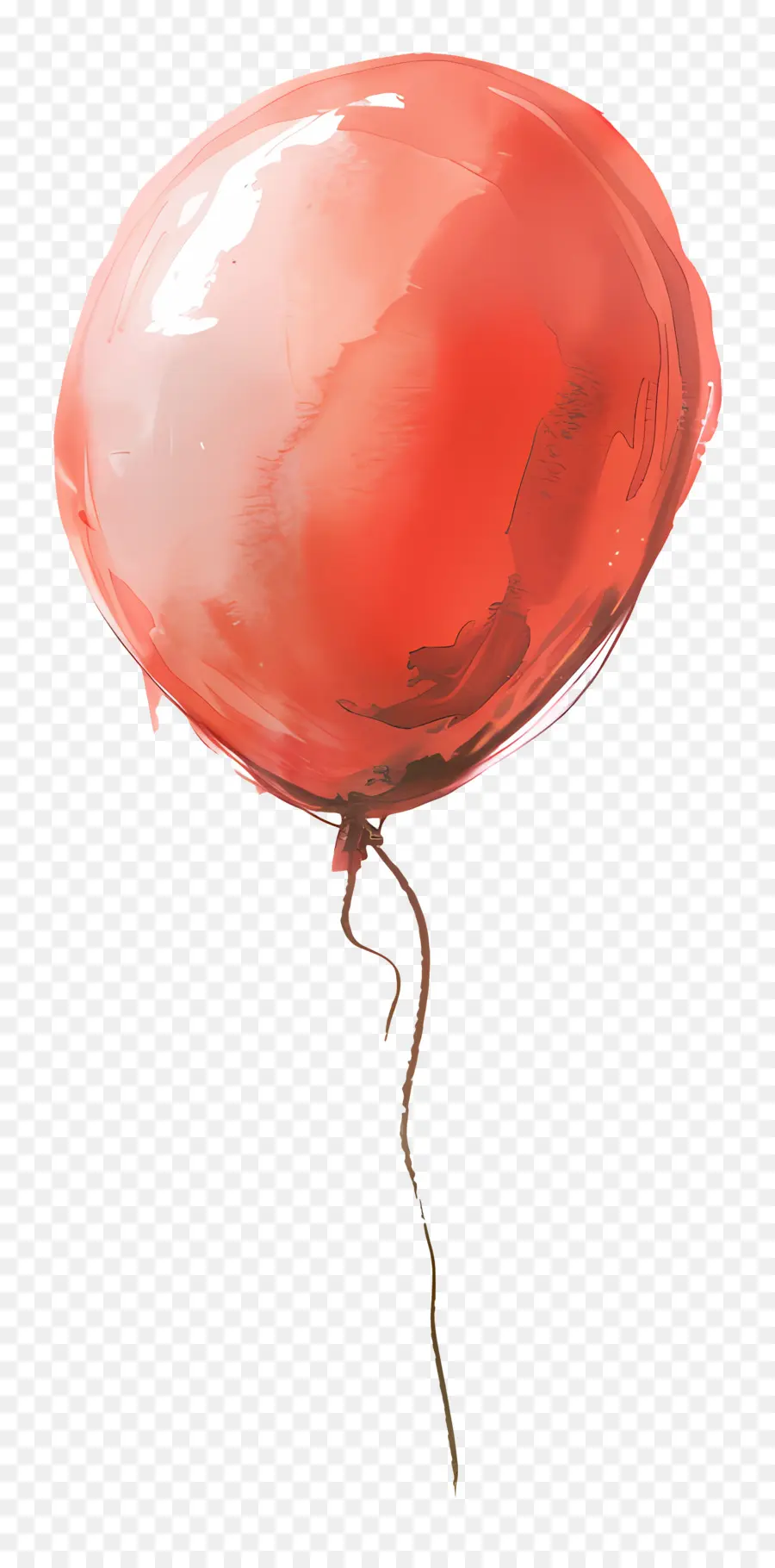 Seul Ballon，Ballon Rouge PNG
