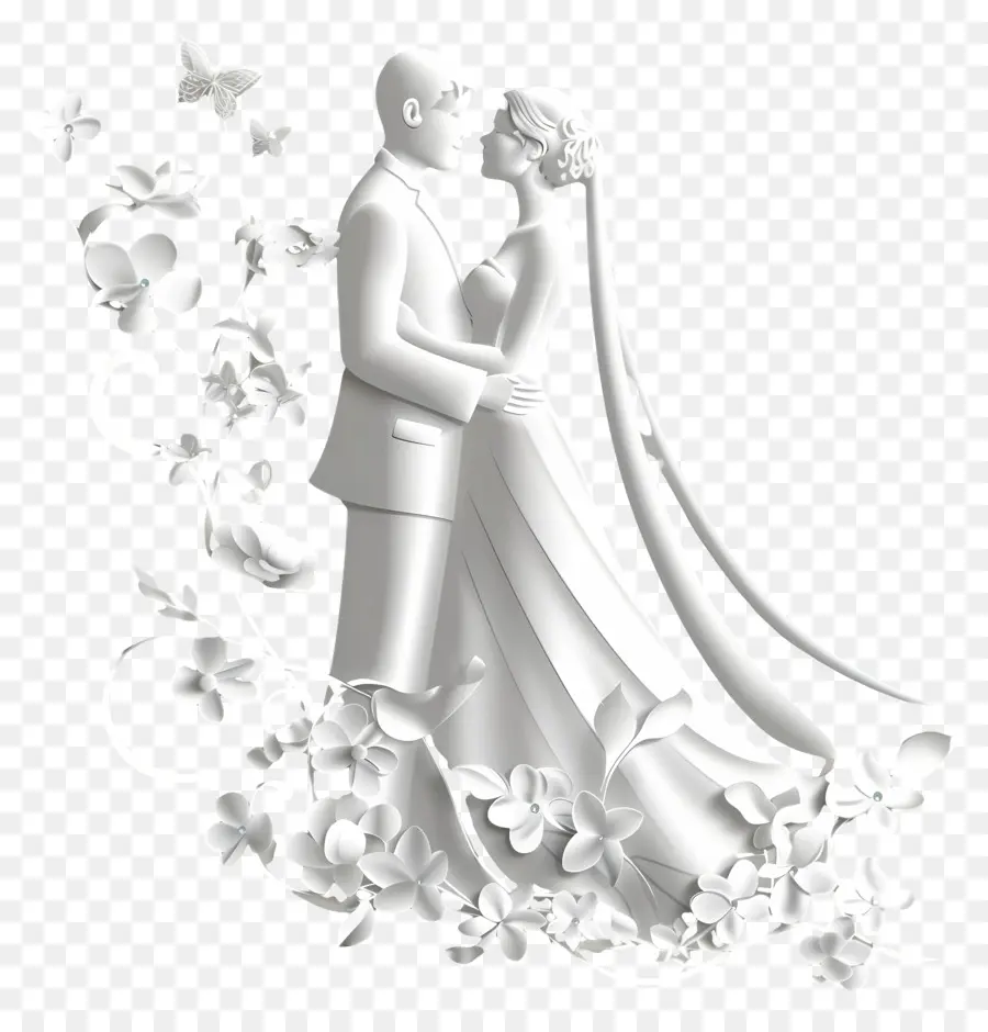 Décoration De Mariage，Modélisation 3d PNG