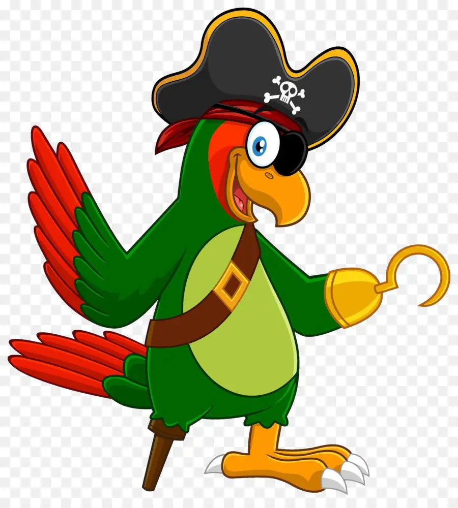 Perroquet Pirate，Pirate Perroquet PNG