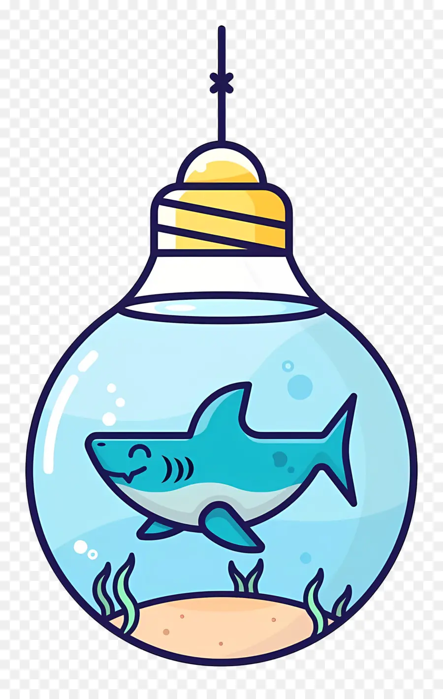 Requin，Requin En Ampoule PNG