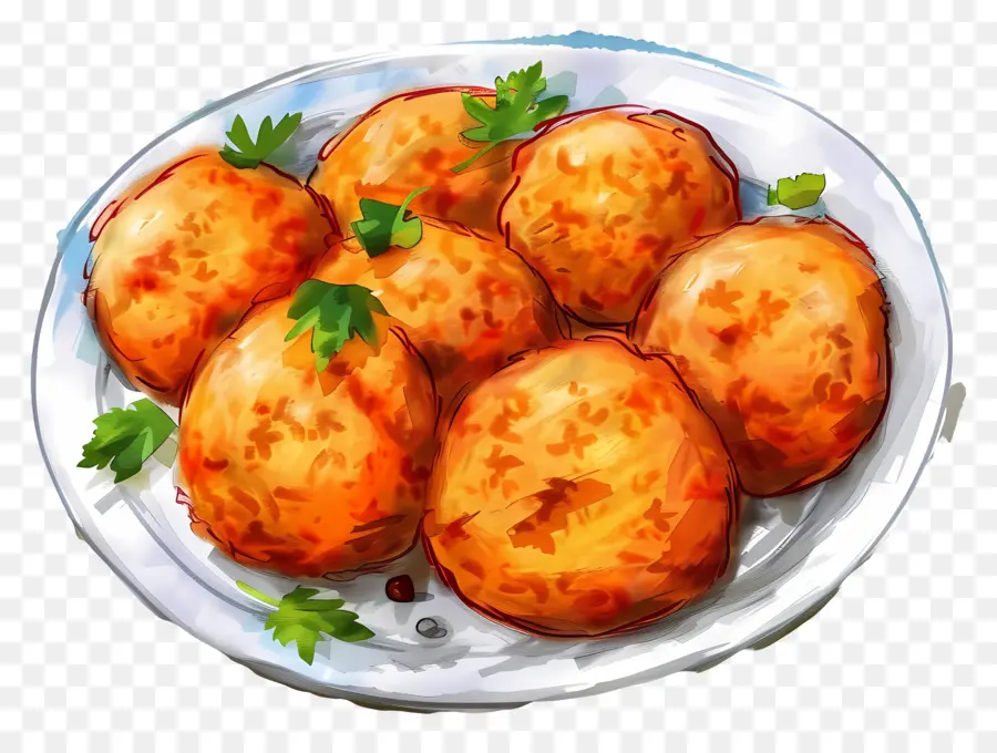 Batata Vada，Friture PNG