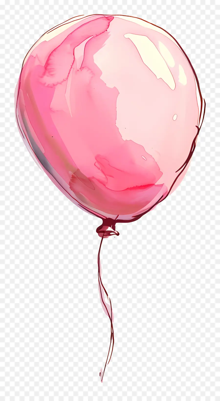 Ballon Rose，Ballon PNG