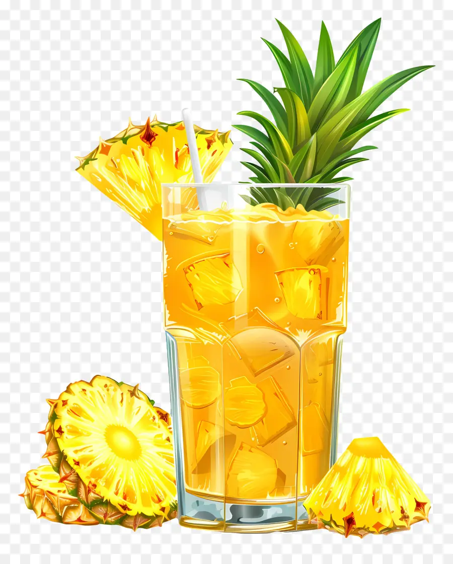Pinapple Jus，L'ananas PNG
