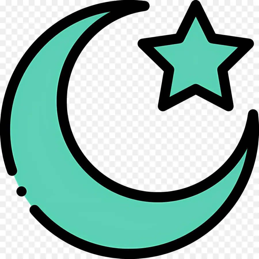 Étoile Et Le Croissant，L'islam PNG