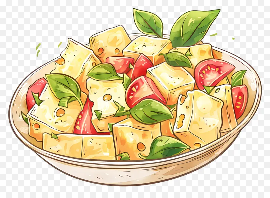 Salade De Fromage，Saladier PNG