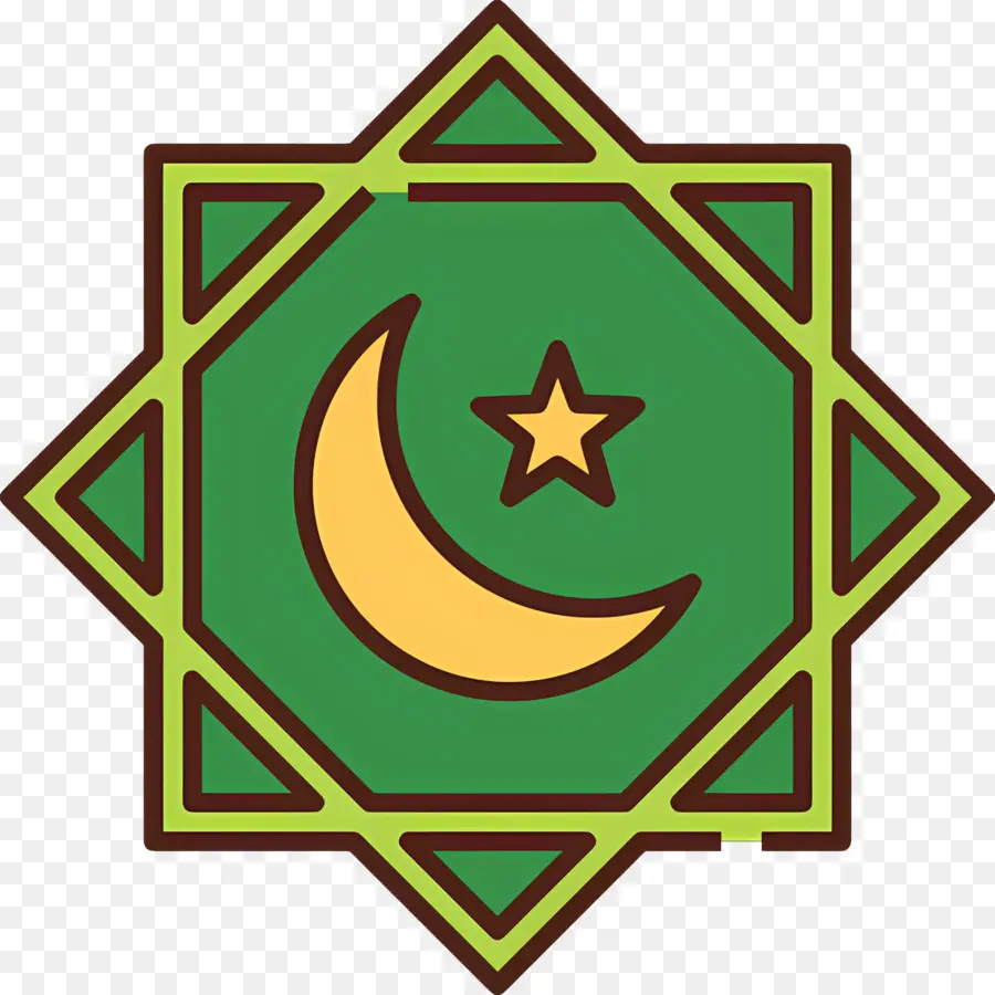 Étoile Et Le Croissant，étoile Islamique PNG