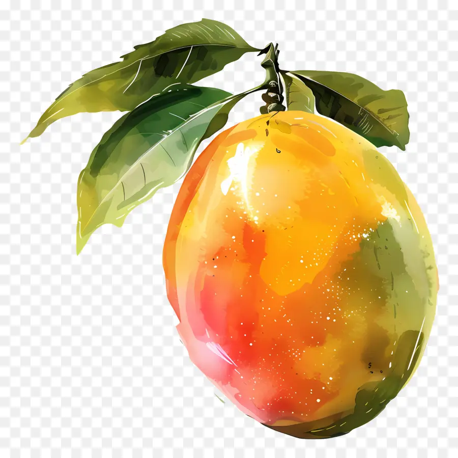 Des Fruits Du Manguier，Peinture à L'aquarelle PNG