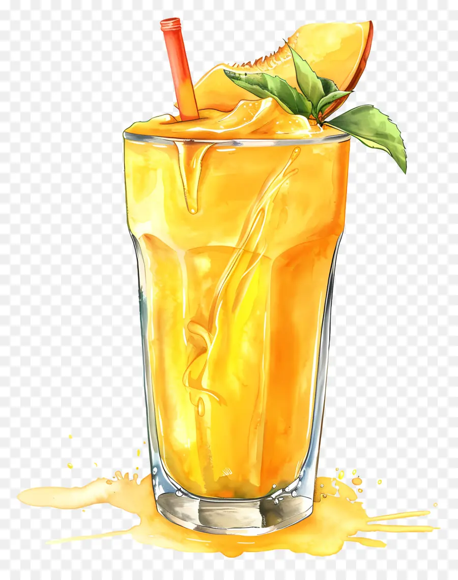 Boire De La Mangue Lassi，Jus D'orange PNG