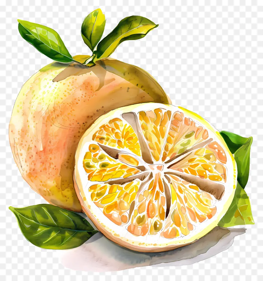 Pomelo，Citron PNG