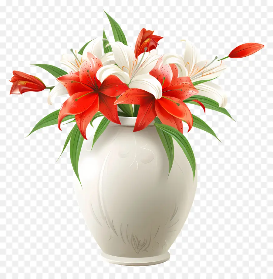 Funérailles，Vase Blanc PNG