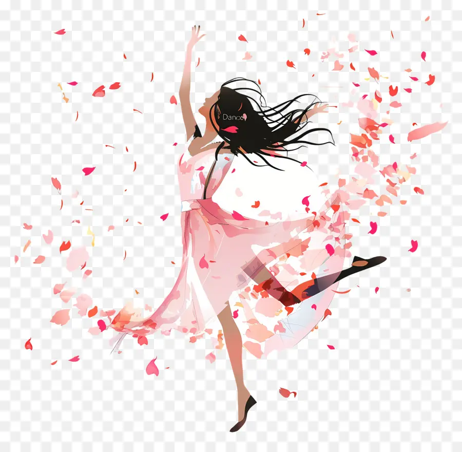 Journée Internationale De La Danse，Fleurs De Cerisier PNG
