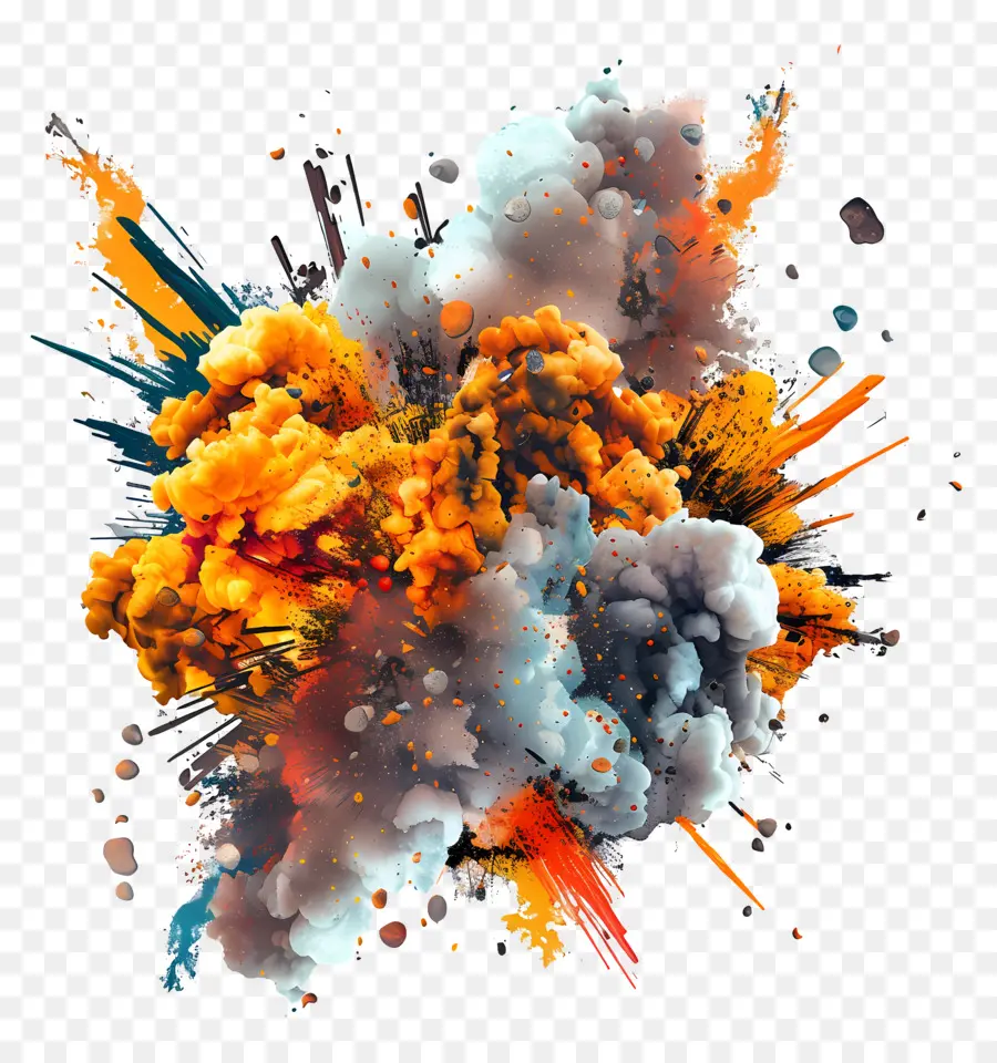 Explosion，Peinture à L'explosion PNG