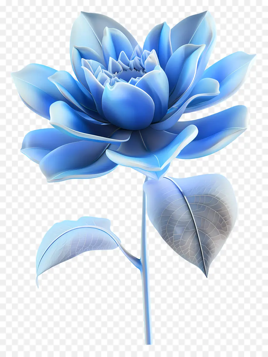 Fleur Bleue，Fleur De Lotus Bleu PNG