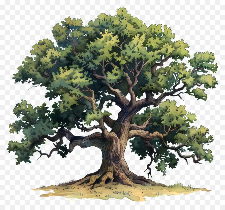 Chêne，L'arbre De La Peinture PNG