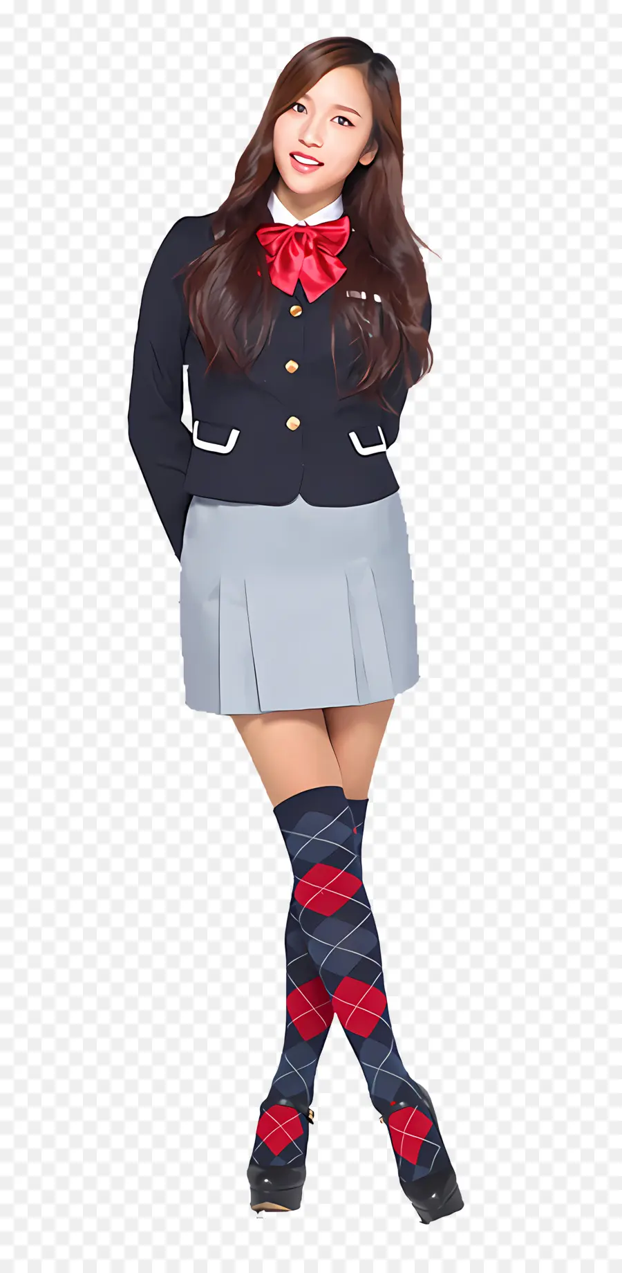 Deux Fois，Uniforme Scolaire PNG