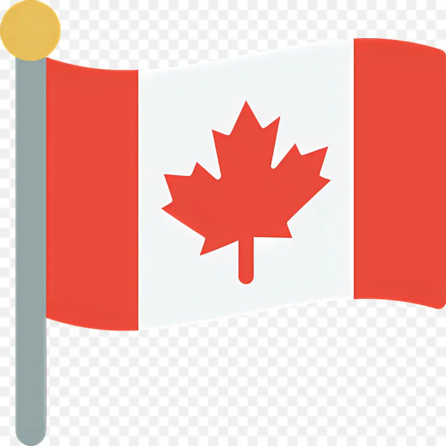 Drapeau Canadien，Feuille D'érable PNG