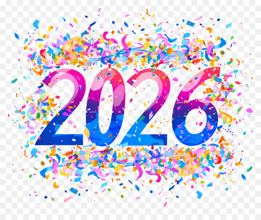 Nouvel An 2026，Bonne Et Heureuse Année PNG