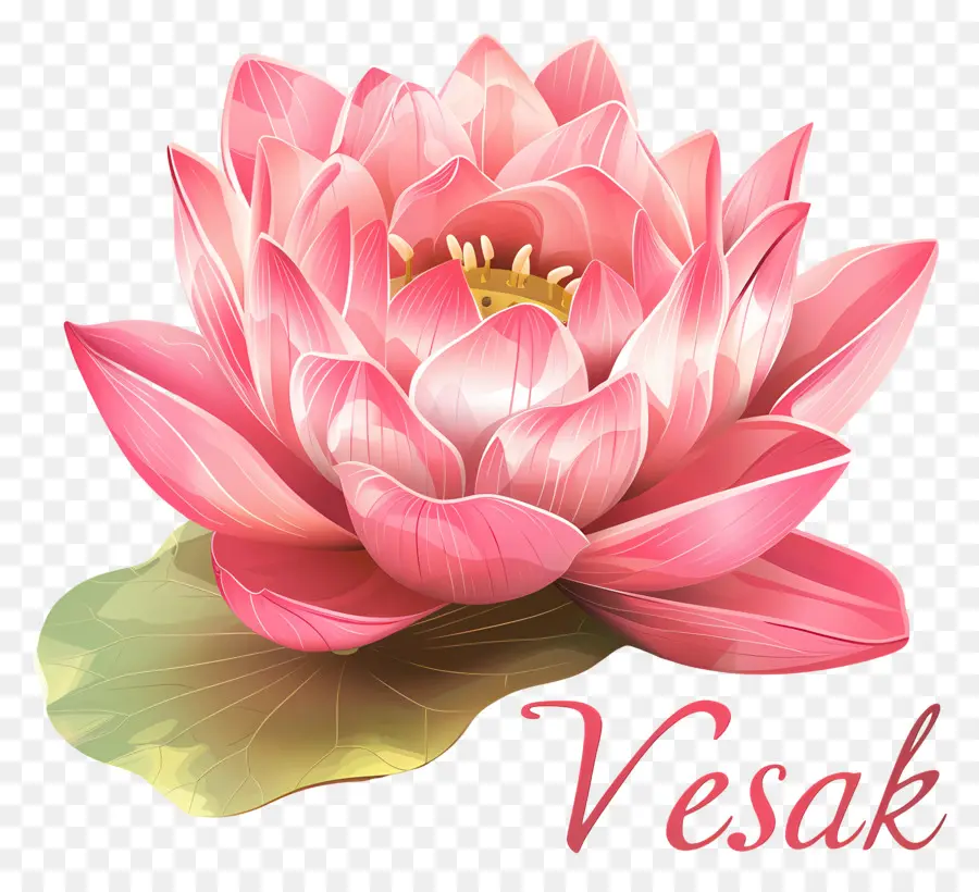 Bonne Fête Du Vesak，Fleur De Lotus PNG