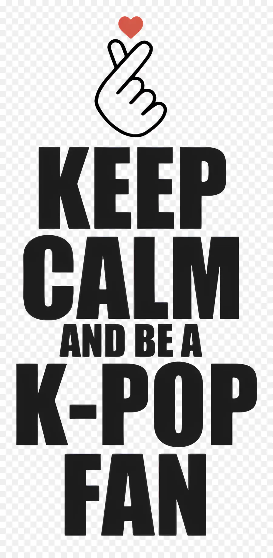 Kpop，J'aime La Kpop PNG