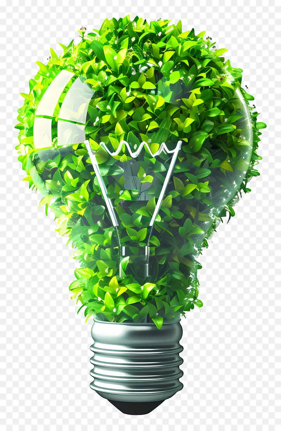 Ampoule D'énergie，L'énergie Verte PNG