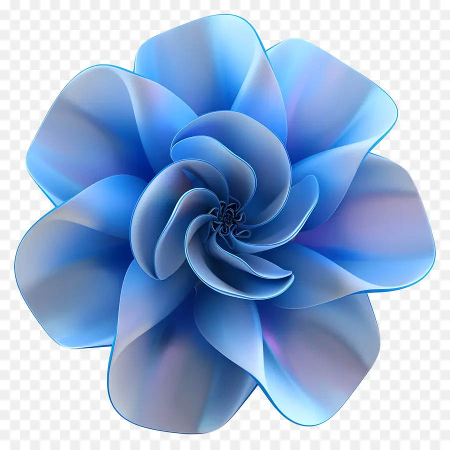 Fleur Bleue，Pétales PNG