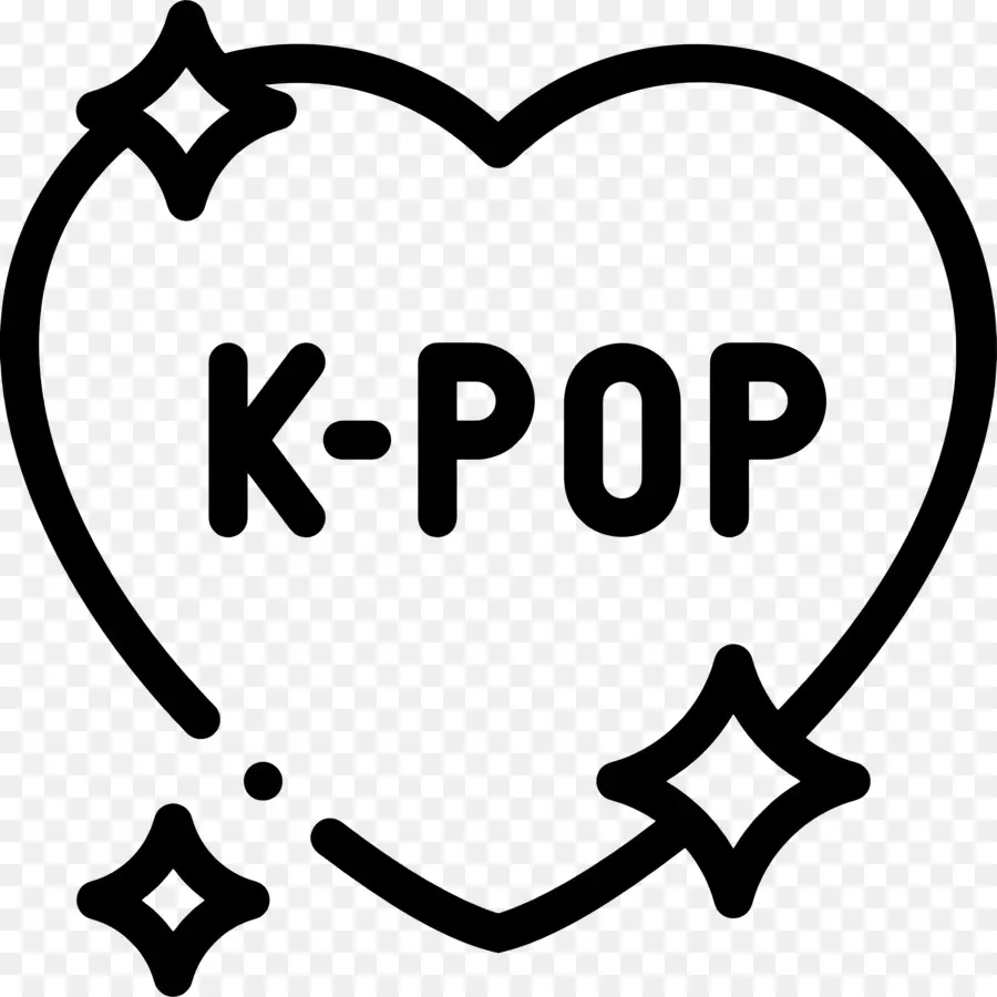 K Pop，Cœur PNG