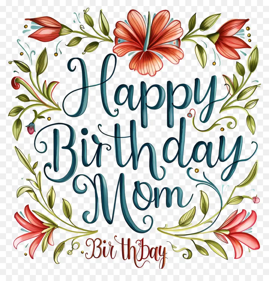 Joyeux Anniversaire Maman，Carte D'anniversaire PNG