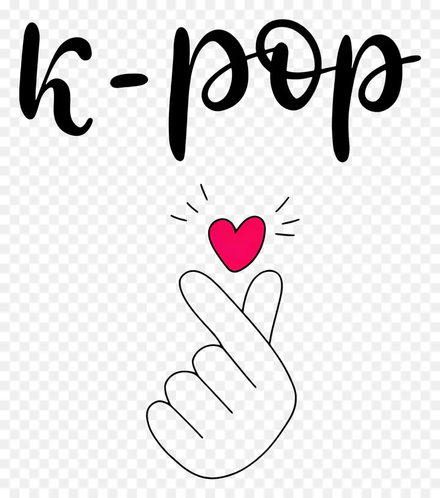 Kpop，J'aime La Kpop PNG
