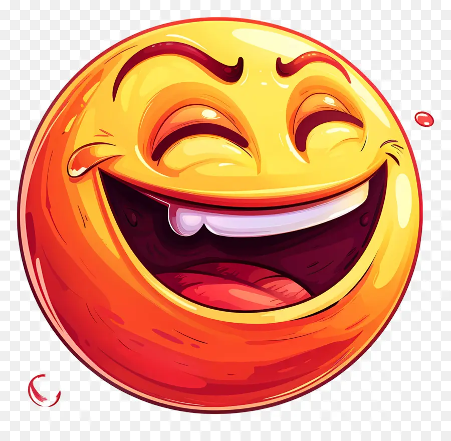 Emoji Riant，Emoji Souriant PNG