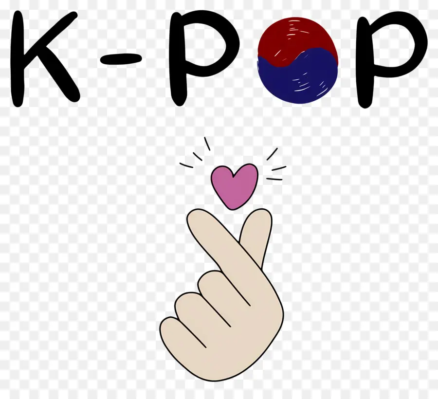Kpop，J'aime La Kpop PNG
