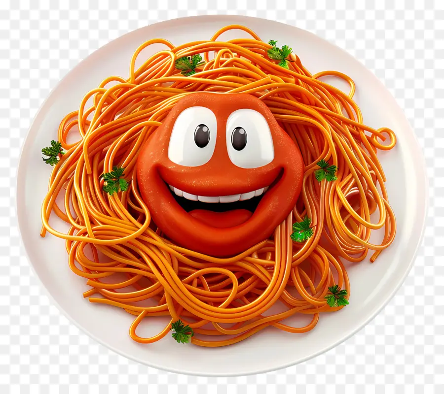 Nourriture De Dessin Animé 3d，Spaghetti PNG