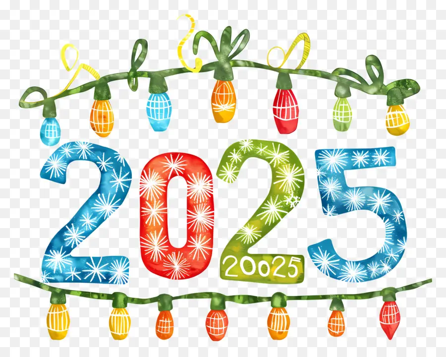 Nouvel An 2025，Bonne Et Heureuse Année PNG