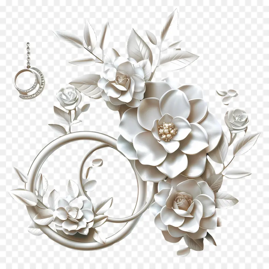 Décoration De Mariage，Arrangement Floral PNG